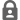 A symbolic representation of a padlock, dark grey in color.