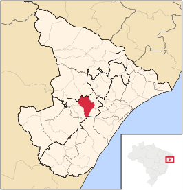 Kaart van Itabaiana