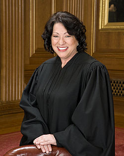 Sonia Sotomayor in SCOTUS robe