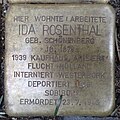 Stolperstein für Ida Rosenthal geb.Schönenberg