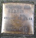 Stolperstein für eine Rommni (4) (Gereonswall 30)