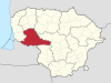 Taurage County in Lithuania.svg