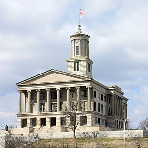English: Tennessee State Capitol in Nashville,...