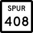 State Highway Spur 408 маркер