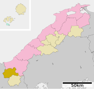 Lage Tsuwanos in der Präfektur