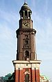 „The tower of Sankt Michaelis (Hamburg) allows to see three seas: The sea of houses during day, the sea of lights during the night and the see nothing on foggy days.