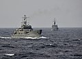 BNS Sangu in Bay of Bengal during CARAT exercise.