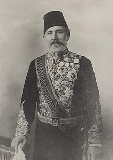 Pashko Vasa, Albanian Catholic governor of Lebanon, advocated interfaith unity among Albanians for the national cause Vaso Pasha (portret).jpg