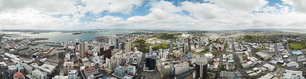 Panoramatický pohled ze Sky Tower