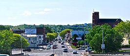 Watervliet vanaf de Congress Street Bridge uit de richting van Troy