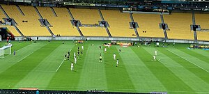 Wellington Phoenix playing against Melbourne Victory on 19 January 2024.