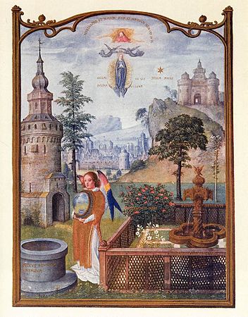 Miniaturë, Libri i lutjeve Grimani atribuar Simon Bening-ut.