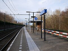 Diemen, Bahnsteiggleis 2