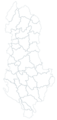 Lehre Karte von Albanien