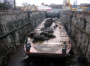 Fartyg i dockan 2007.