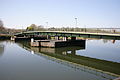 Schwimmbrücke über die Ruhr