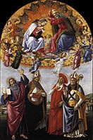 San Marco Altarpiece, c. 1490-93, 378 x 258 cm, Uffizi