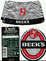 Etichetă de bere Beck’s