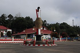 Batu Bara (Coal) Roundabout Monument in Puruk Cahu