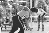 Gisela Beyer erreichte wie bei den Olympischen Spielen 1980 Platz vier – 1983 wurde sie WM-Fünfte