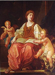 "Saint Cecila" by Pierre-Jacques Cazes (1676–1754)