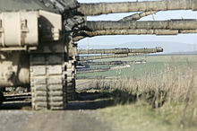 Challenger 2 tanks from the King's Royal Hussars on Salisbury Plain (2006) Challenger 2 Tanks on Salisbury Plain MOD 45149118.jpg