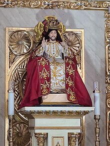 An image of Christ the King at the Antipolo Cathedral, Philippines. Christ the King Antipolo Cathedral 2023-11-26.jpg