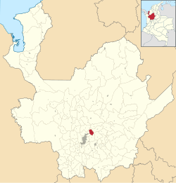 Vị trí của khu tự quản Girardota trong tỉnh Antioquia