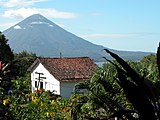 Concepción, kot je videti iz Finca Magdalena, Ometepe