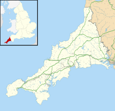 Showery Tor is located in Cornwall