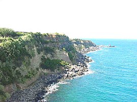 Praia das Escaleiras, on the northern coast of Vila Nova