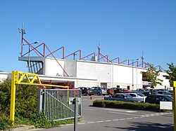 Crawley - Entrance to Broadfield Stadium.JPG