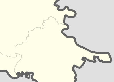 Location map Osijek Županja Ilok