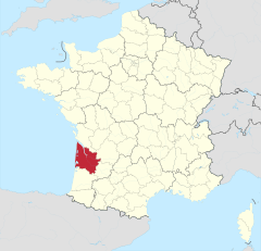 Girondeの位置