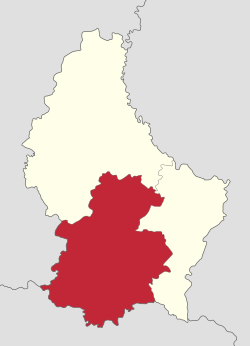 Location of the Luxembourg district