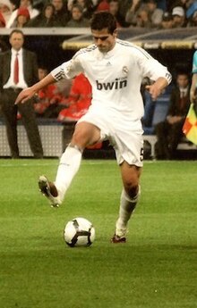 Gago playing for Real Madrid in May 2010