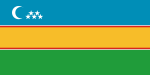 Vlag van die Republiek Karakalpakië, sedert 1992