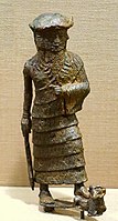 Four-faced god, Ishchali, Isin-Larsa to Old Babylonia periods, 2000–1600 BCE, bronze - Oriental Institute Museum, University of Chicago
