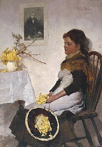 Frank Bramley,1885, Primrose Day, Tate Gallery