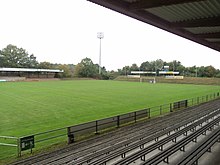 Vue d'un stade de football