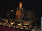 5. KW Die dänische Dampflokomotive Gamle Ole von 1869 im Verkehrsmuseum Nürnberg.