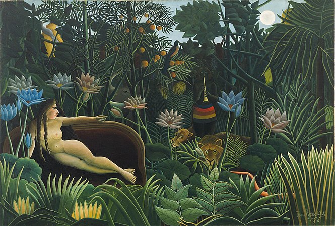 El somni (1910), de Henri Rousseau. Museu d'Art Modern de Nova York
