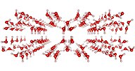 Crystal structure of ice XVII