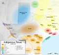 Image 12Territories of some Native American tribes in Texas ~1500CE (from History of Texas)