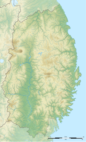 Mount Kinkei در Iwate Prefecture واقع شده
