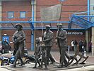 Statue commemorating the march