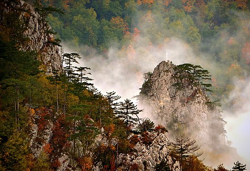 Кањон Раче са видиковца Црњесково, Национални парк Тара