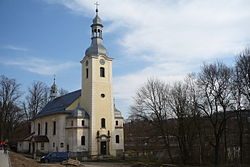 Vratislavický kostel Nejsvětější Trojice