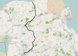 Kreisbahn Leer–Aurich–Wittmund op de kaart