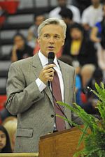 Lewis Massey speaking at Gainesville High School, April 2012.jpg